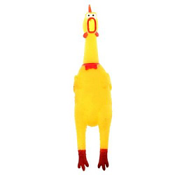 Игрушка пищащая "Задумчивая курица" 30 см 752123 Sima