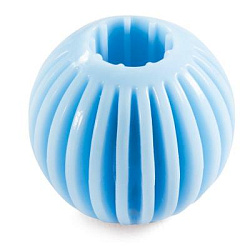 Игрушка для щенков из термопласт. резины "Мяч", голубой, d55мм PUPPY 12191161 Triol