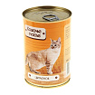 Кошачье Счастье ж/б консервы для взрослых кошек Цыпленок 410 г