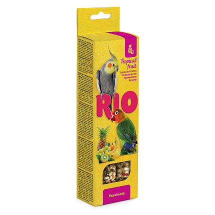 RIO Палочки для средних попугаев с медом и орехами 2*75 г