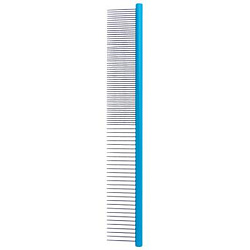 Расческа DeLIGHT алюм. 30 см с круглой синей ручкой, зуб 3,6 см 3126850