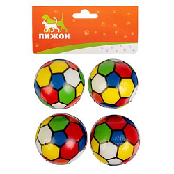 Игрушка мячик зефирный "Мультицвет" 6,3см микс цветов арт.1741085  Sima