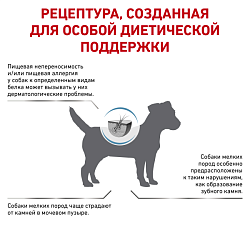 Royal Canin (Роял Канин) Гипоаллердженик для взрослых собак мелких пород при пищевой аллергии 1 кг