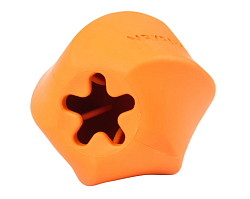 Игрушка для собак Твистер 8*8 см оранжевая с ароматом курицы Mr.Kranch 