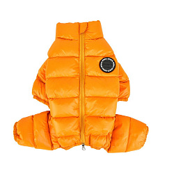 PUPPIA Комбинезон для собак, сверхлегкий "Jumpesuit А", оранжевый, L (Южная Корея)