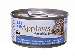 Applaws консервы для кошек с тунцом и крабовыми палочками 70 г 24339