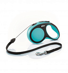 Рулетка FLEXI "NEW COMFORT" S трос 8 м 12 кг, синий 51102F Trixie