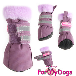 FOR MY DOG Сапоги фиолетовые, ПВХ (5) FMD693-2021 