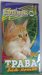 Травка д/кошек в пакете Котенок 20 г (521165)