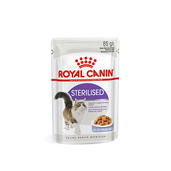 Royal Canin (Роял Канин ) Sterilised корм влажный для стерилизованных кошек в желе 85 г