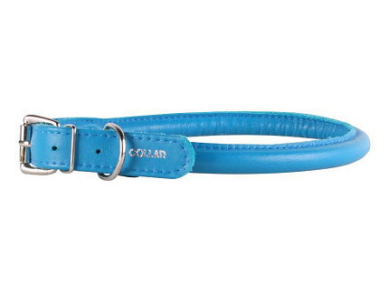 Ошейник "Collar Glamour" круглый для длинношерстных собак 13 мм*45-53 см синий 35072