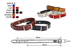 Ошейник "Zoo-M"  "Классика" 14 мм 30-38 см 110006