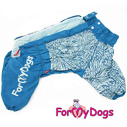 FOR MY DOG Комбинезон   синий для мальчиков  (А1) FW890/2-2020 М