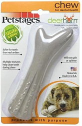 Petstages игрушка для собак Deerhorn, с оленьими рогами средняя 16 см 669 STEX