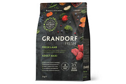 Grandorf (Грандорф) Fresh Свежее мясо ягненка с бататом для собак крупных пород 10 кг