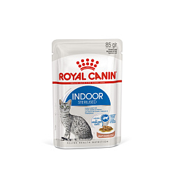 Royal Canin (Роял Канин) Индор стерилайзд корм влажный для домашних кошек в соусе 85 г
