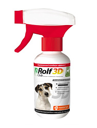 Rolf Club 3D (Рольф Клуб 3D) спрей от клещей и блох для собак 200 мл, Неотерика
