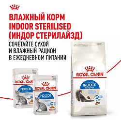 Royal Canin (Роял Канин)Индор Лонг Хэйр Корм сухой для длинношерстных кошек,живущих в помещении 400 