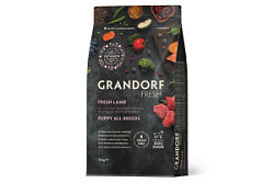 Grandorf (Грандорф) Fresh Свежее мясо ягненка с бататом для щенков 3 кг