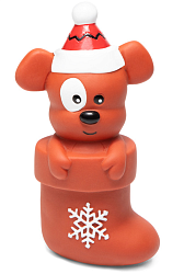 Игрушка виниловая для мелких пород NEW YEAR Собачка 12 см, Triol