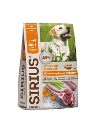 Sirius (Сириус) Корм сухой для собак ягненок и рис 2 кг