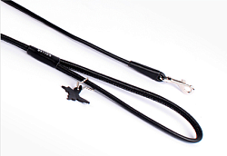 Поводок Collar Glamour круглый 13 мм*183 см черный 34411