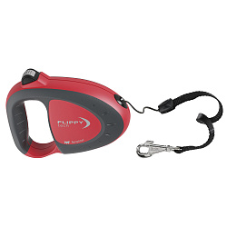 Поводок-рулетка FLIPPY TECH CORD L красный - шнур 5 м, 50 кг 75030022 Ферпласт