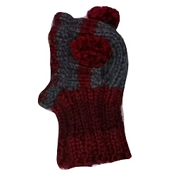 Шапка с 2 помонами 22-24 см Hand Made