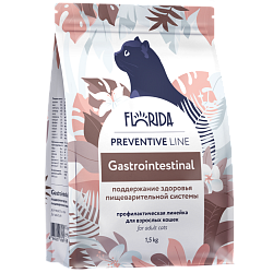 Florida(Флорида) Ветдиета профилактика сухой корм Поддержание здоровья пищеварительной системы 1,5кг