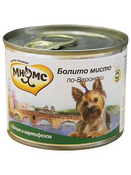 Мнямс влажный корм  для собак Болито мисто по-Веронски (с дичью и картофелем) ж/б 200 г 57667