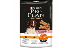 PROPLAN Biscuits Adult с лососем лакомство для собак 400 г PR12333257