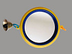 Игрушка для попугая "Зеркало большое с колокольчиком"  5018 Дарэлл