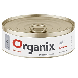 Organix консервы для собак Premium с кониной 100 гр