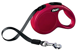 Рулетка Flexi "New Classic" XS трос 3 м 8 кг красный 40003F Trixie