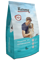 KARMY Гипоаллерген. Медиум и Макси утка для собак средних и крупных пород 2 кг