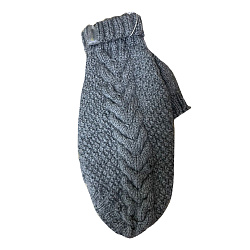 Свитер серый коса S Hand Made