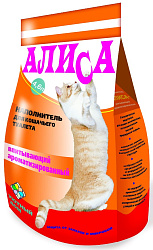Наполнитель Алиса впитывающий ароматизированный 4,6 л (упак. 4 шт)