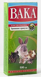 Вака д/грызунов травяные гранулы 500 г 44113