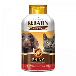 Шампунь Keratin+ complex Шини д/короткошерстных кошек и собак 400 мл R503 Неотерика(Экопром)