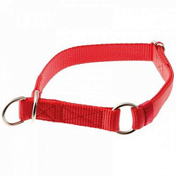 Ошейник-полуудавка регулируемый V.I.PET 20 мм  (32-45 см) красный 75-2974