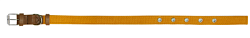 Ошейник брезент, двойной 20мм (33-45см), ЗООНИК, оранжевый 10171-2