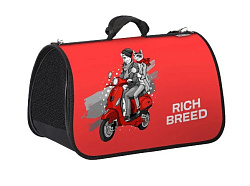 Сумка-переноска ХАРД ДИЗАЙН разм. L 46*27*28 Rich Breed СП-203 Кошка и собака