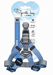 Шлейка для собак GENTLE DOG XS, 1.5 x 25-35 см синяя, MPets 10847099