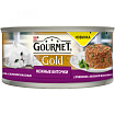 GOURMET GOLD влажный корм для взрослых кошек нежные биточки ягненок и зеленая фасоль 85 г PR12296407