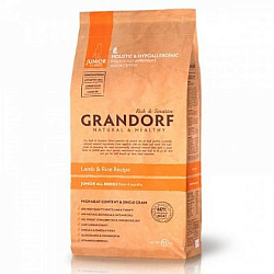 Grandorf (Грандорф) корм для собак юниоров всех пород Ягненок с рисом 10 кг