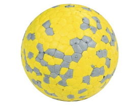 Игрушка для собак мяч Блум желто-серый, д. 7 см, MPets