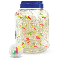 Игрушка для кошек "Мяч прозрачный", d45мм (1банка=25шт.) Triol