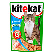 Kitekat (Китекат) влажный корм для кошек с рыбой в соусе 85 г. пауч 10151306
