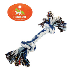 Игрушка канатная "2 узла" средняя до 24 см 50 г 1119229