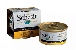 Schesir консервы для кошек тунец/сурими 85 г 60434